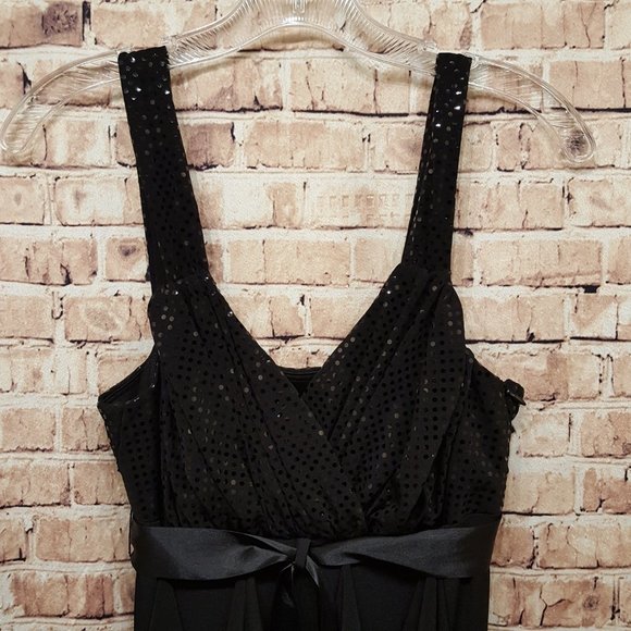 connected apparel Dress Cocktail Little Black Size 6 NWT - Picture 4 of 12